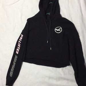 Hollister cropped hoodie